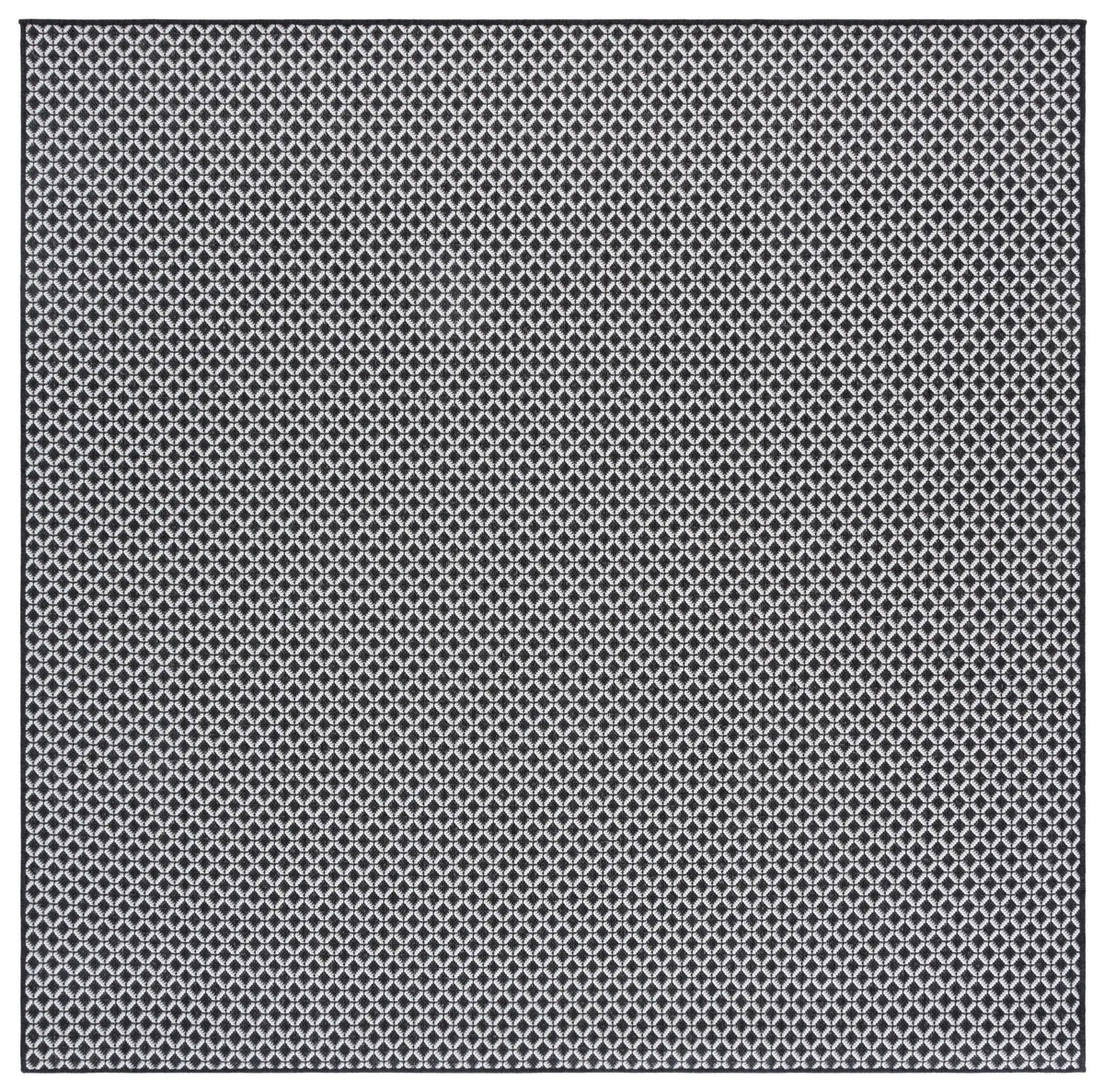 Safavieh Terrace 800 6'-7" x 6'-7" Rug in Black / White