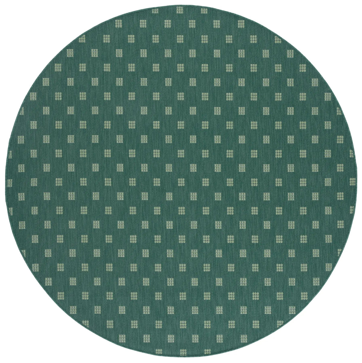 Safavieh Terrace 800 6'-7" x 6'-7" Rug in Dark Green / Light Green