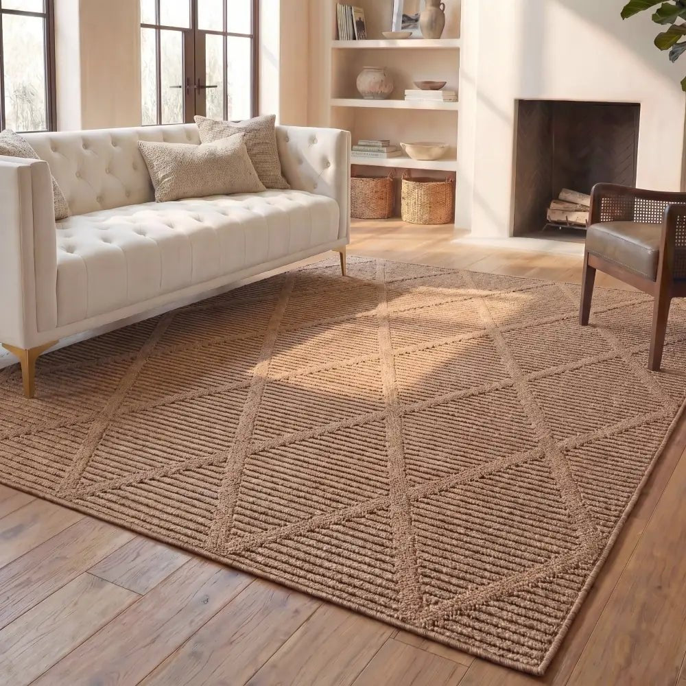 Safavieh Texture Faux Sisal 8'-0" x 10'-0" Rug in Beige