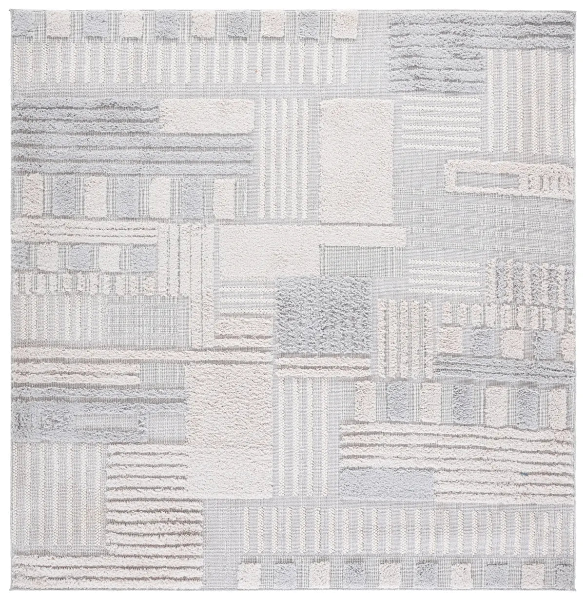 Safavieh Trends 6'-7" x 6'-7" Rug in Ivory / Grey