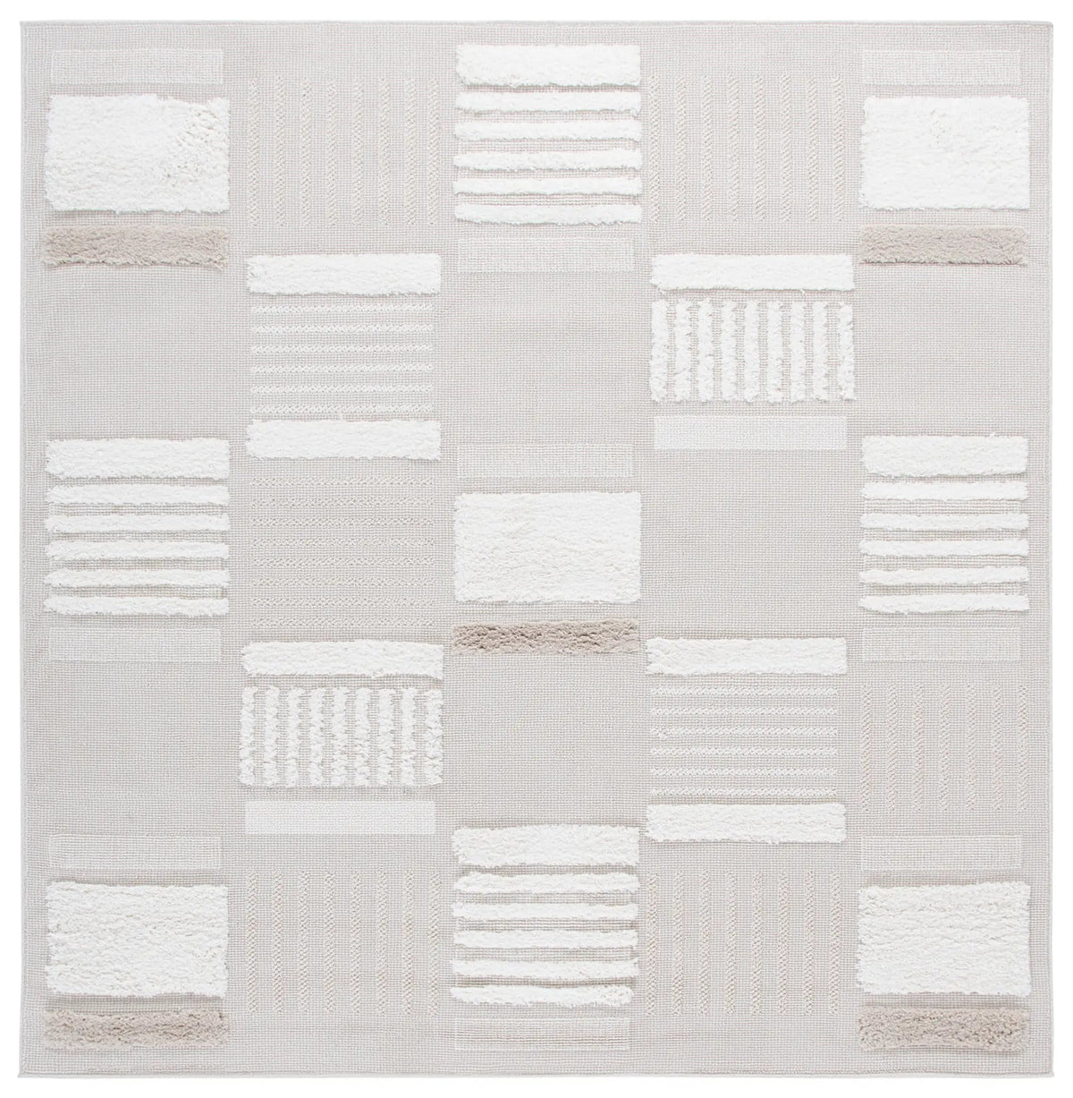 Safavieh Trends 6'-7" x 6'-7" Rug in Beige / Ivory