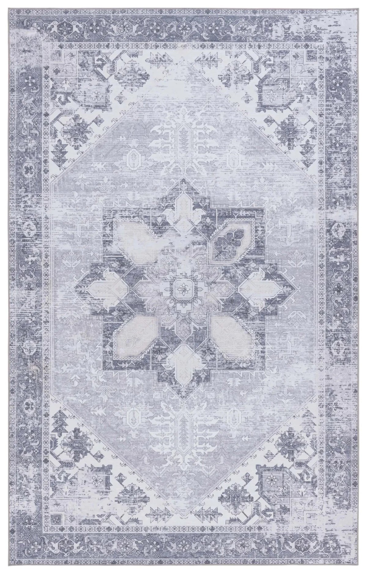 Safavieh Tucson 4'-0" x 6'-0" Rug in Light Grey