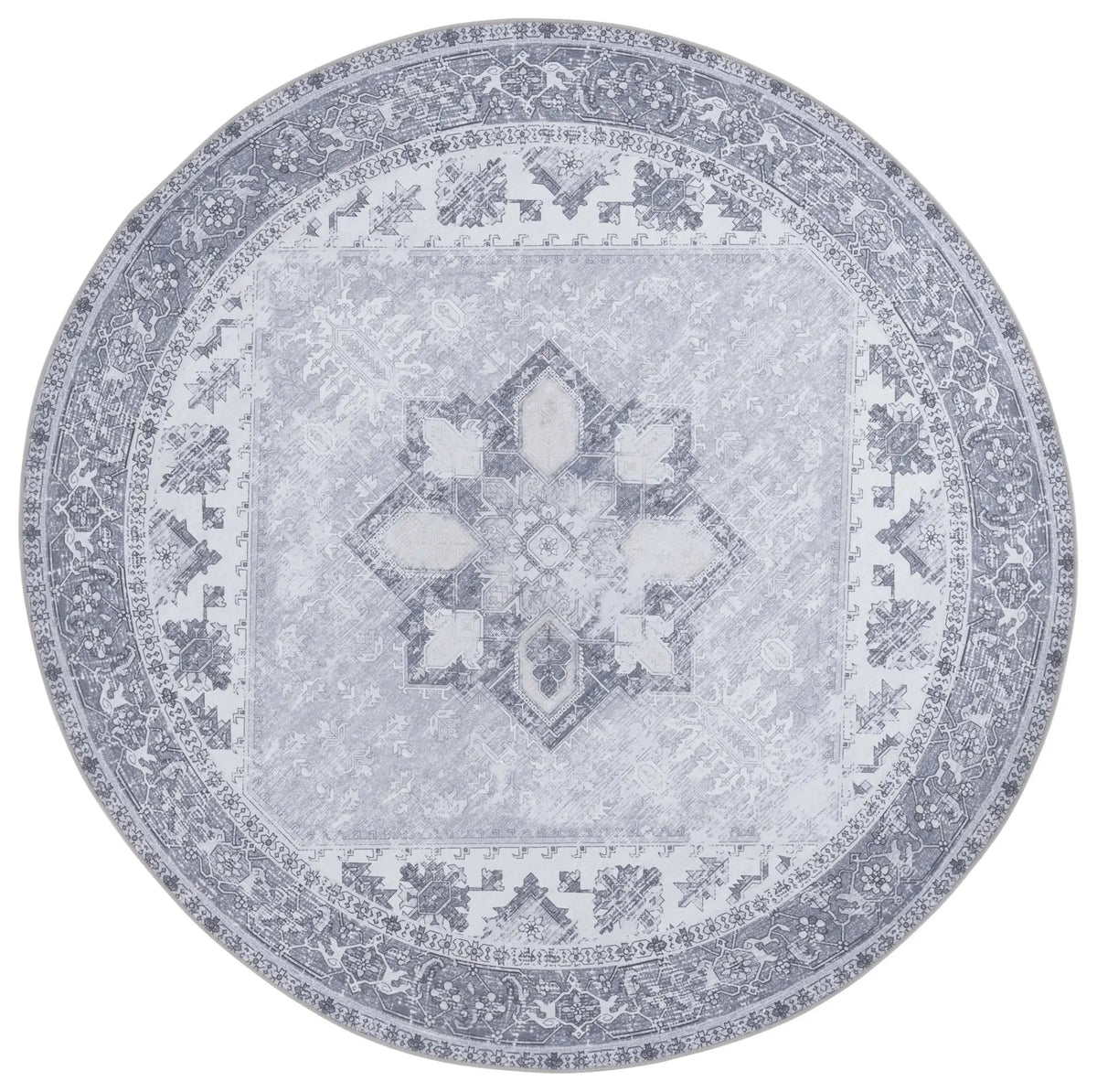 Safavieh Tucson 6'-0" x 6'-0" Rug in Light Grey