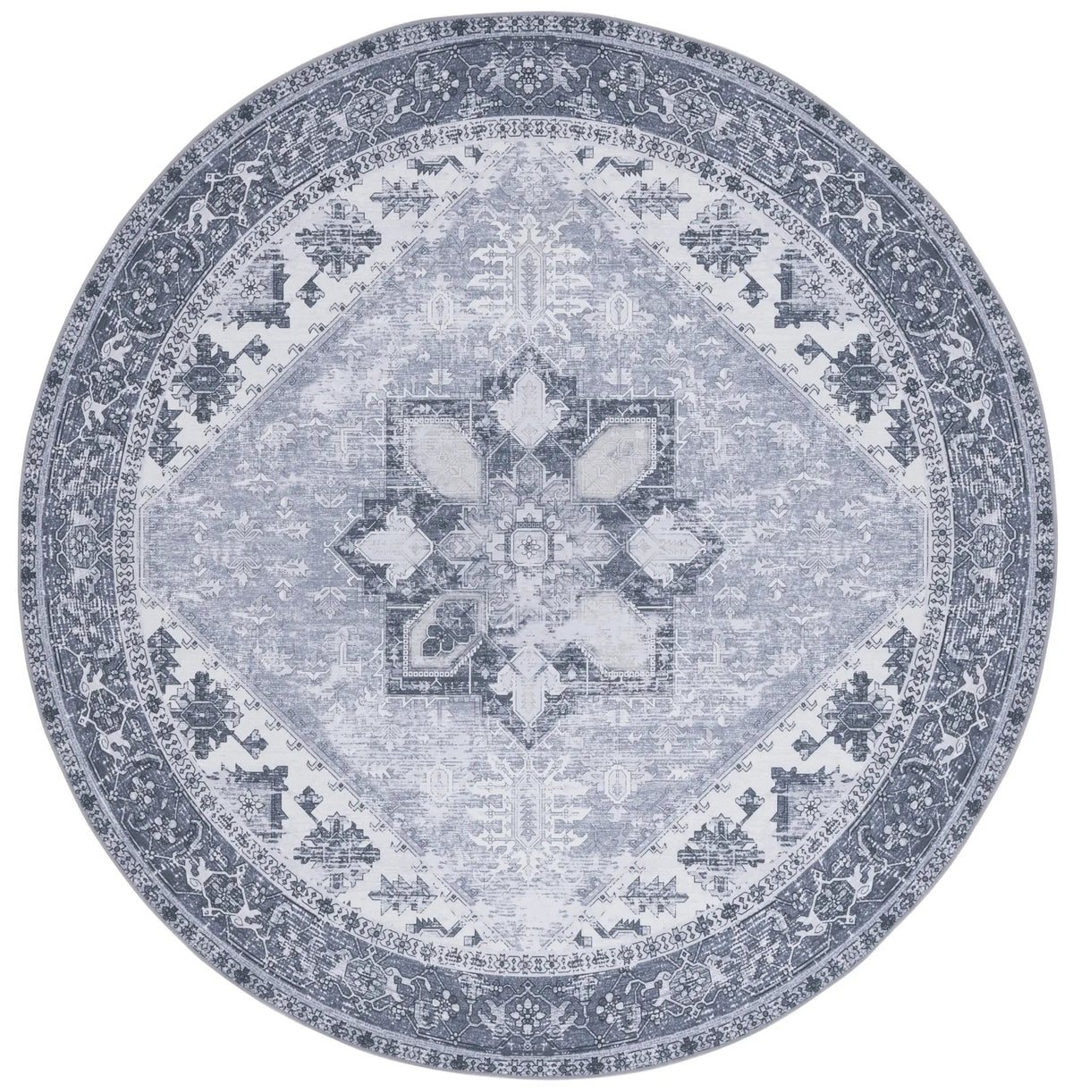 Safavieh Tucson 6'-0" x 6'-0" Rug in Grey
