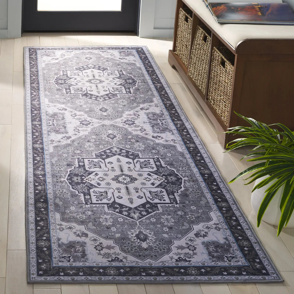 Safavieh Tucson 2'-6" x 8'-0" Rug in Olive / Ivory