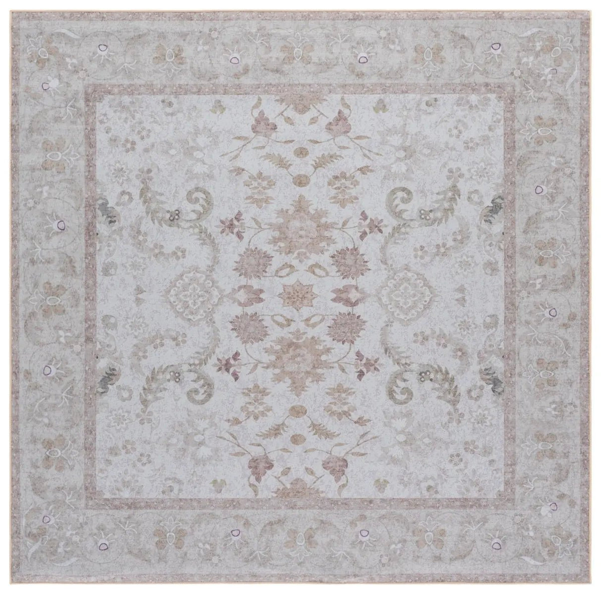 Safavieh Tucson 6'-0" x 6'-0" Rug in Beige / Light Brown