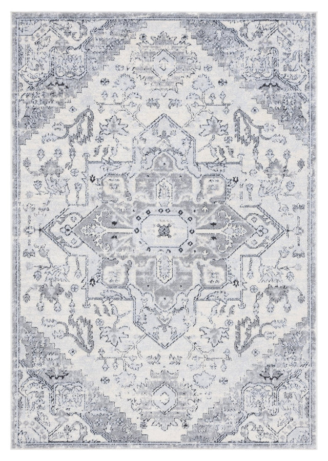 Safavieh Tulum Tul665F Ivory Grey/Light Grey Rug.
