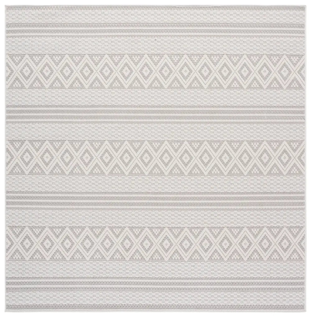 Safavieh Veranda 6'-7" x 6'-7" Rug in Ivory / Grey