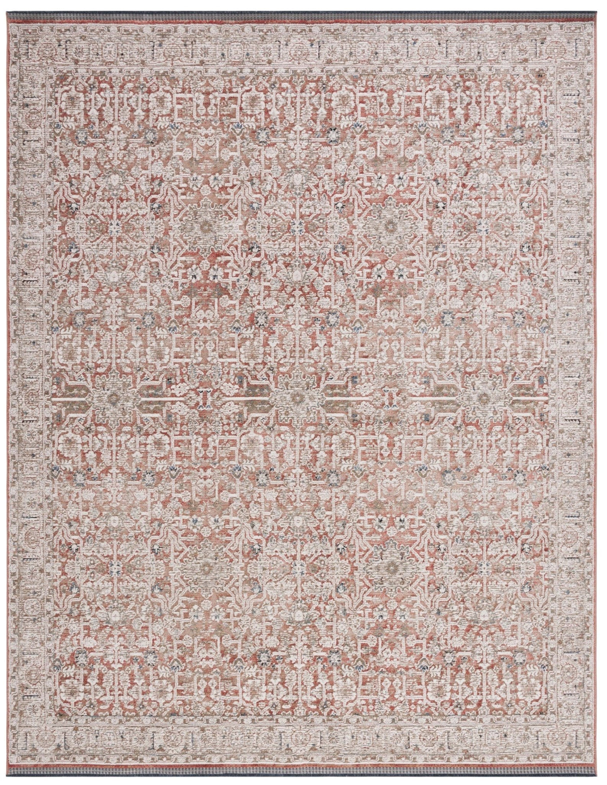 Safavieh Vivaldi Viv546P Rust/Ivory Rug.