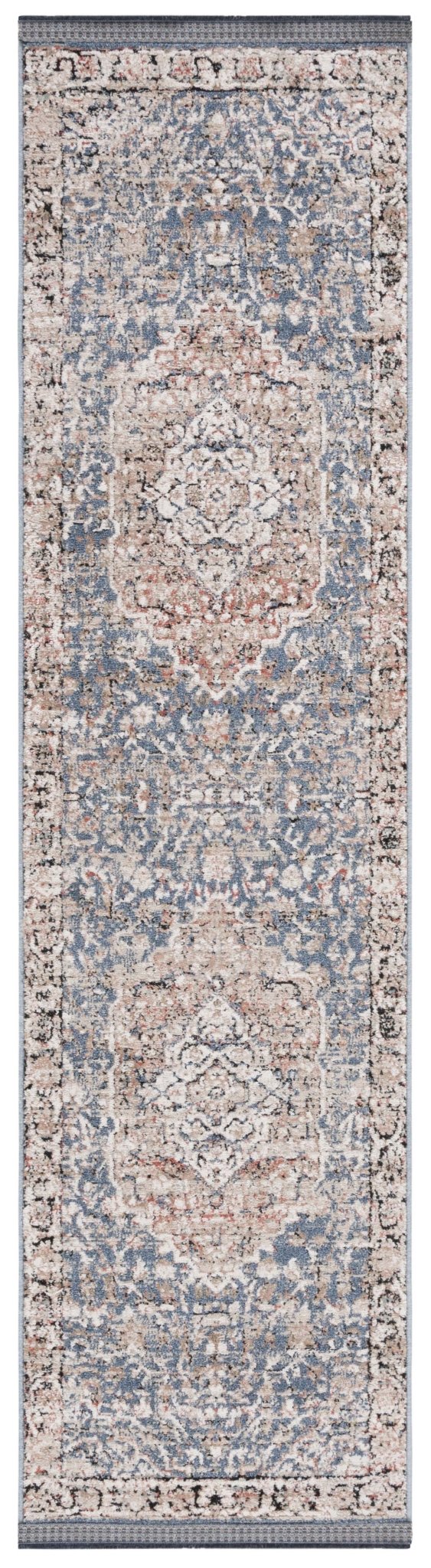 Safavieh Vivaldi Viv565M Blue/Rust Rug.