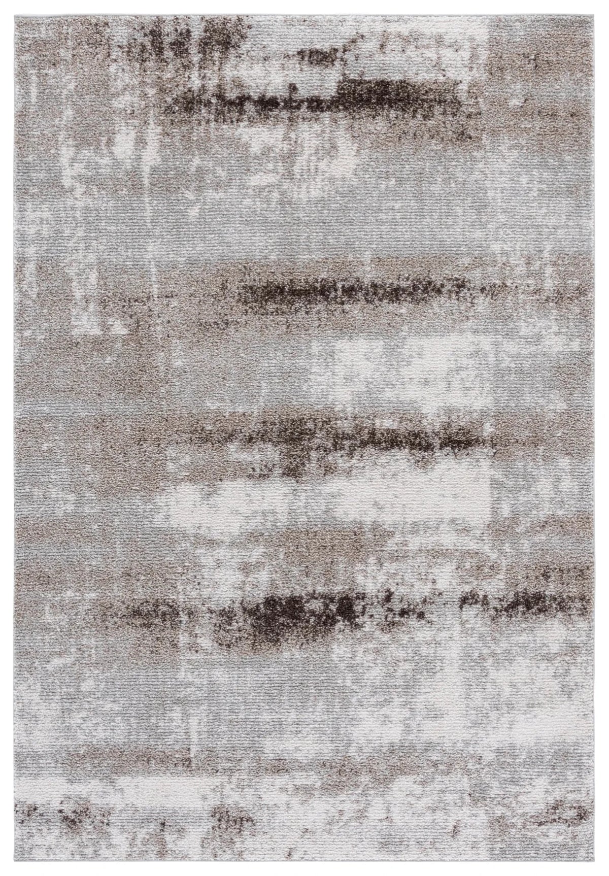 Safavieh Wave 4'-0" x 6'-0" Rug in Ivory / Grey