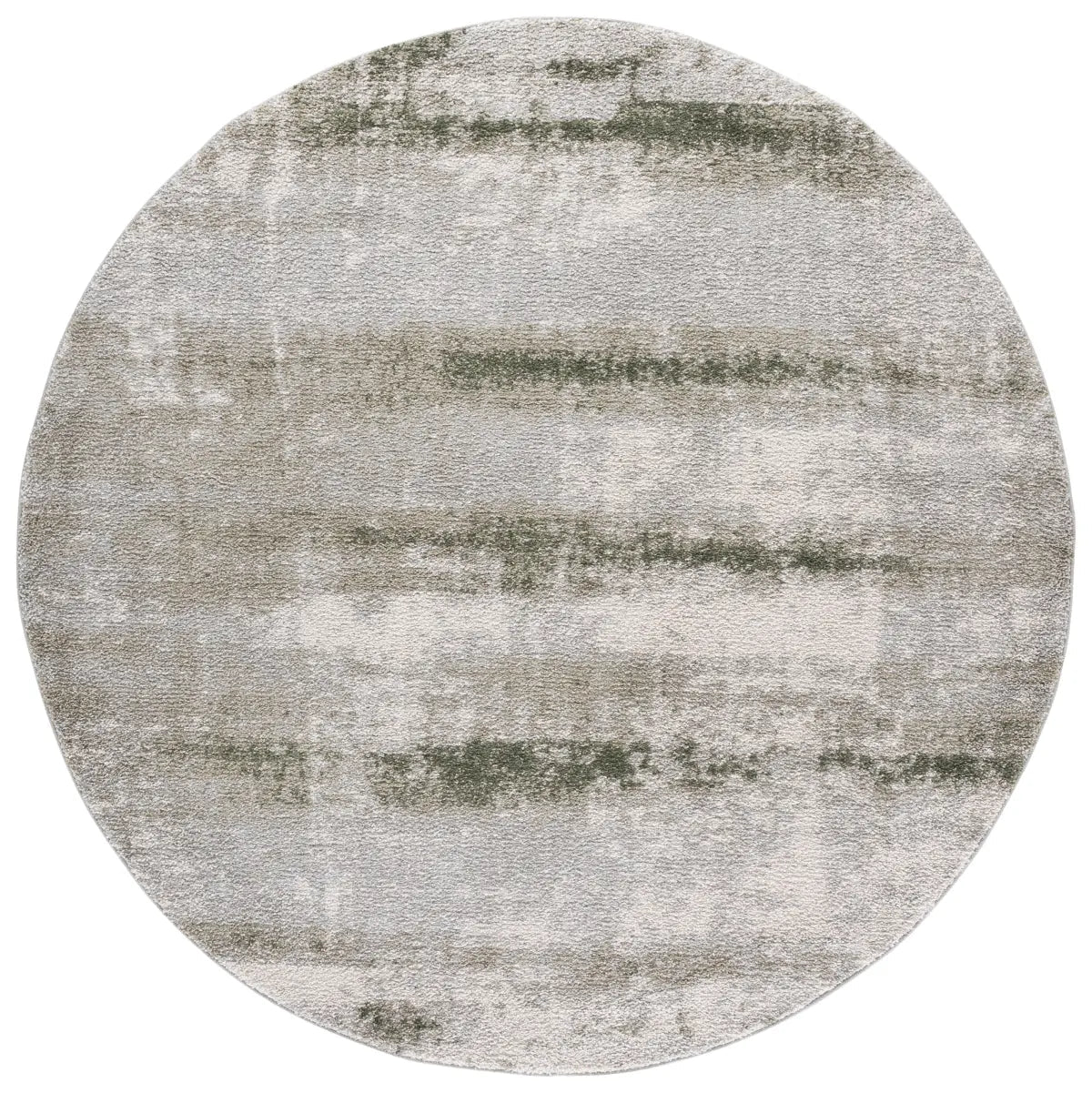 Safavieh Wave 6'-7" x 6'-7" Rug in Ivory / Green