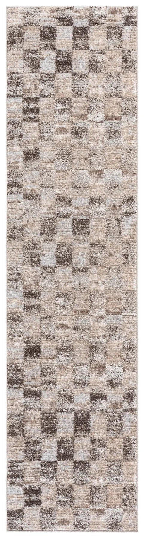 Safavieh Wave 2'-2" x 9'-0" Rug in Beige / Grey