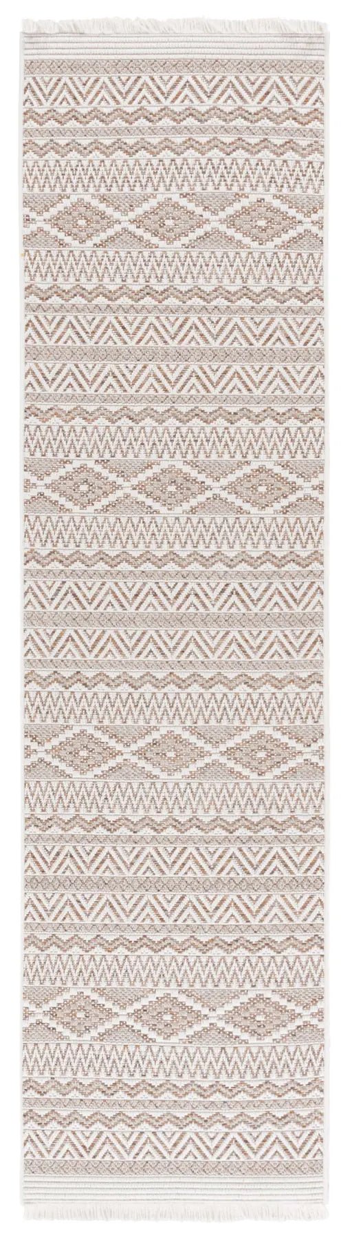 Safavieh Wicker 2'-2" x 8'-0" Rug in Orange / Beige
