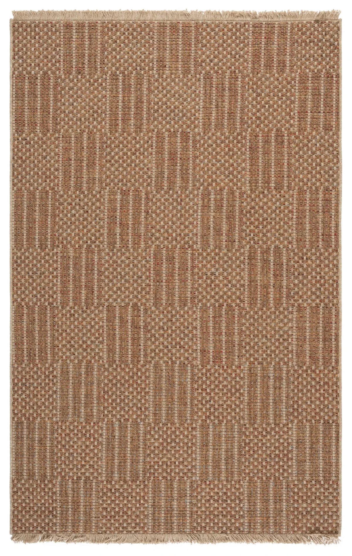 Safavieh Wicker 4'-0" x 6'-0" Rug in Natural / Brown