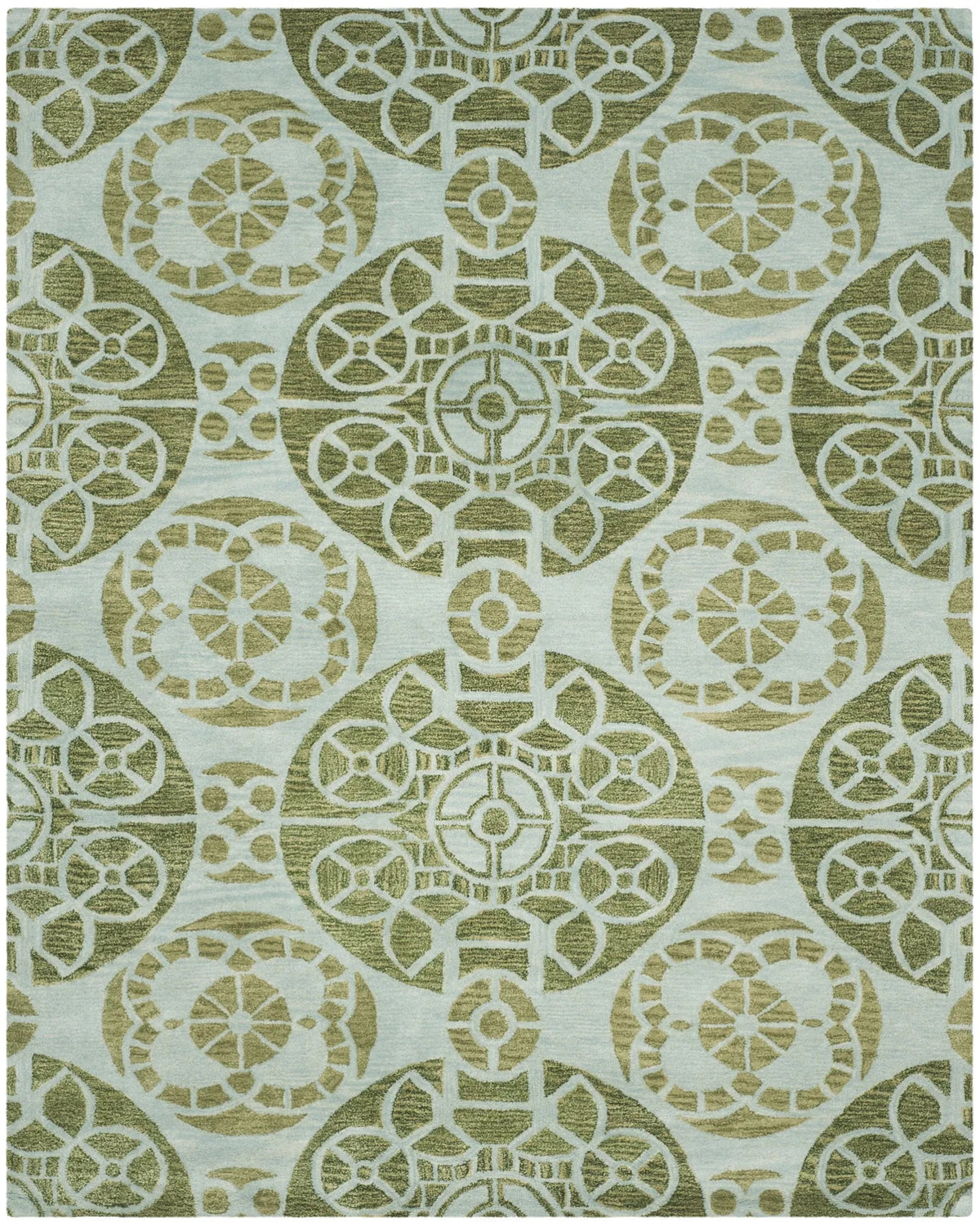 Safavieh Wyndham 10'-0" x 14'-0" Rug in Turquoise / Green