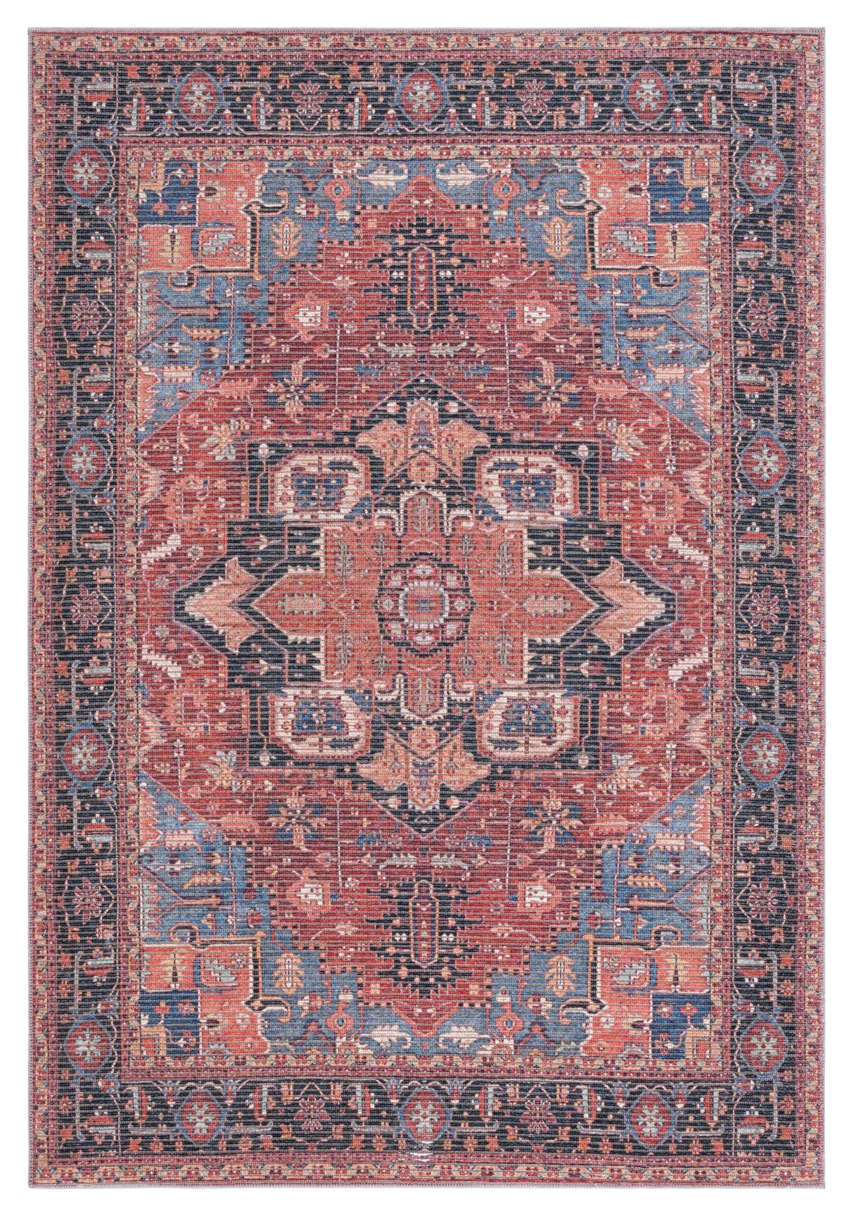 Safavieh Serapi Sep612Q Red/Blue Rug.