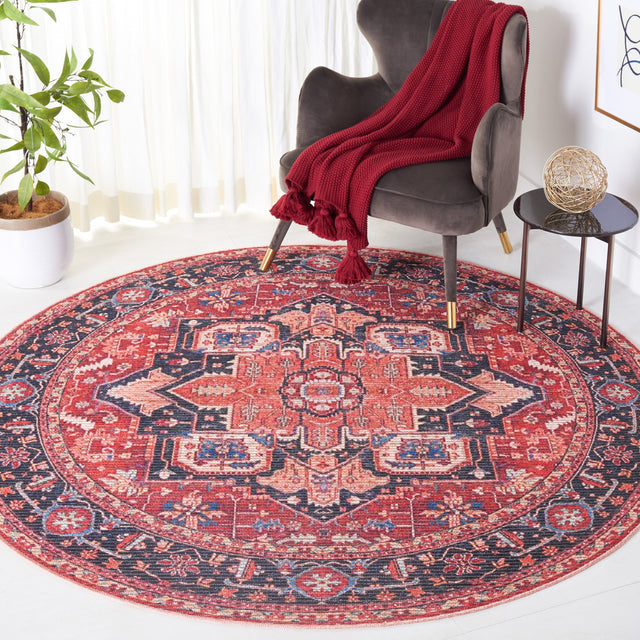 Safavieh Serapi Sep612Q Red/Blue Rug.