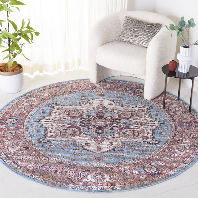 Safavieh Serapi Sep622M Blue/Rust Rug.