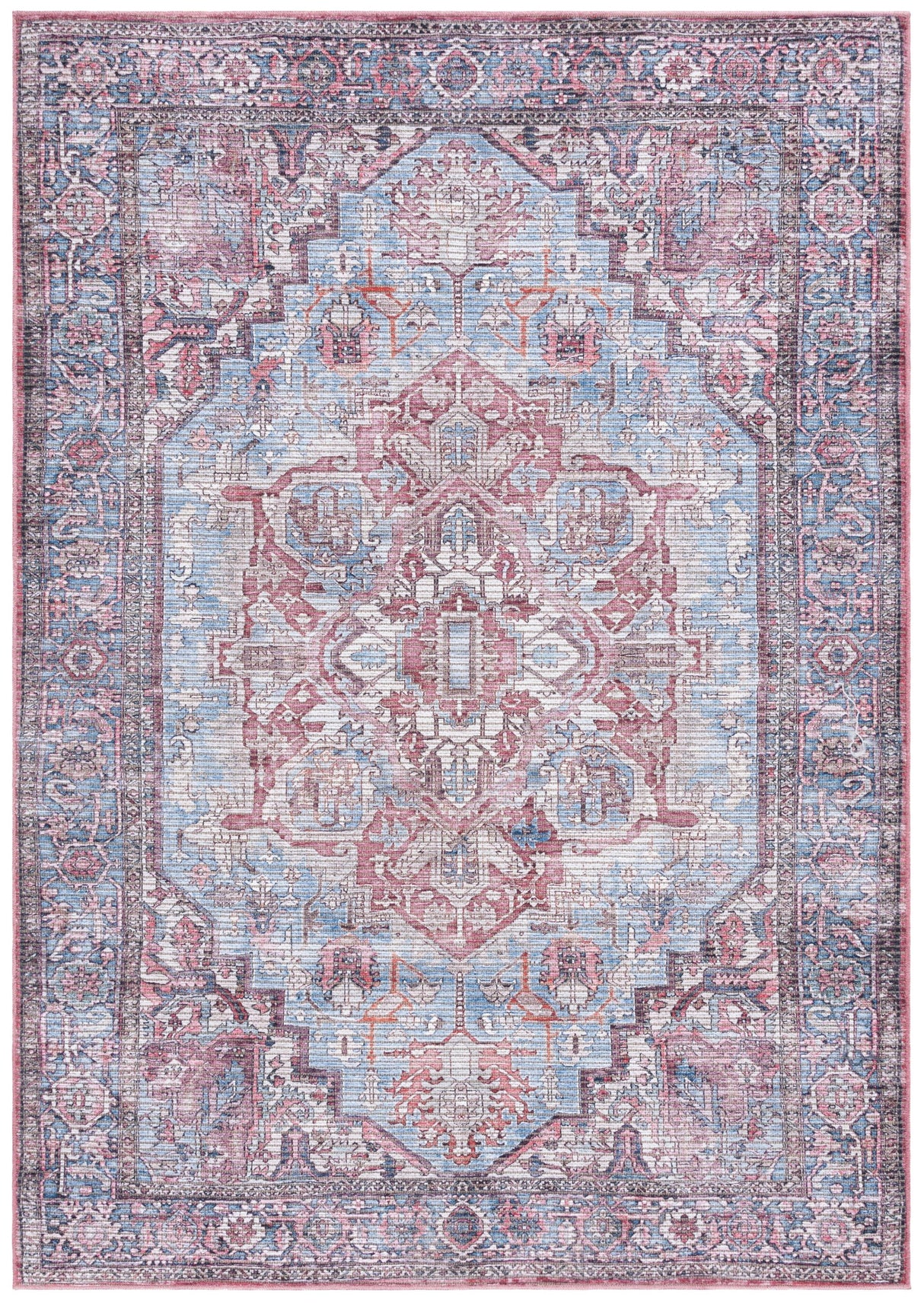 Safavieh Serapi Sep624M Blue/Rust Rug.