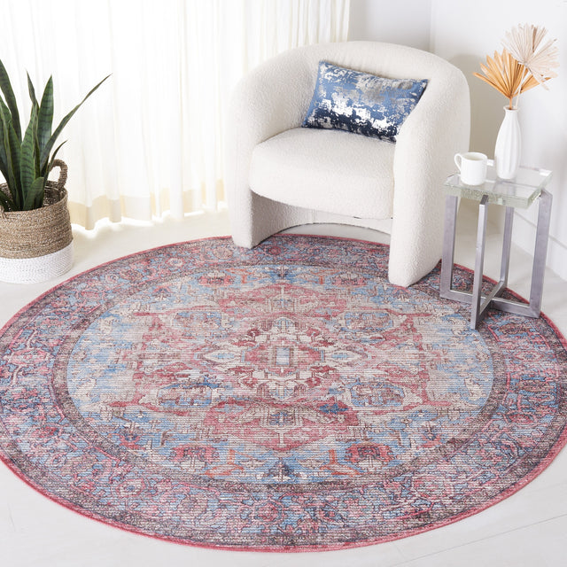 Safavieh Serapi Sep624M Blue/Rust Rug.