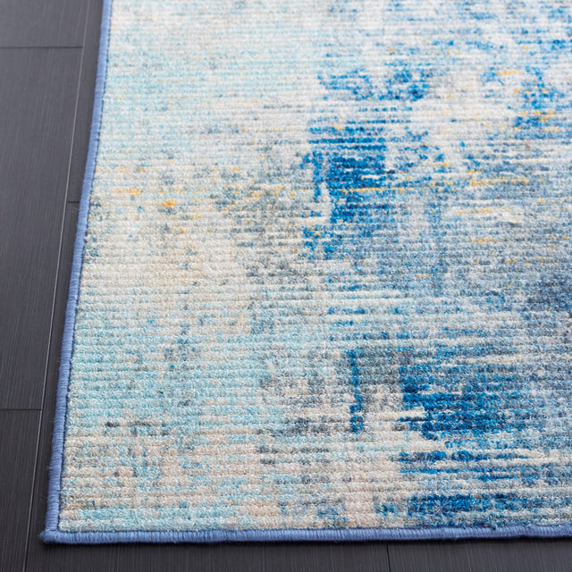 Safavieh Sequoia Seq100A Ivory Blue/Gold Rug.