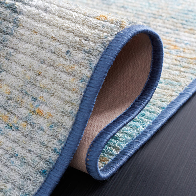 Safavieh Sequoia Seq100A Ivory Blue/Gold Rug.