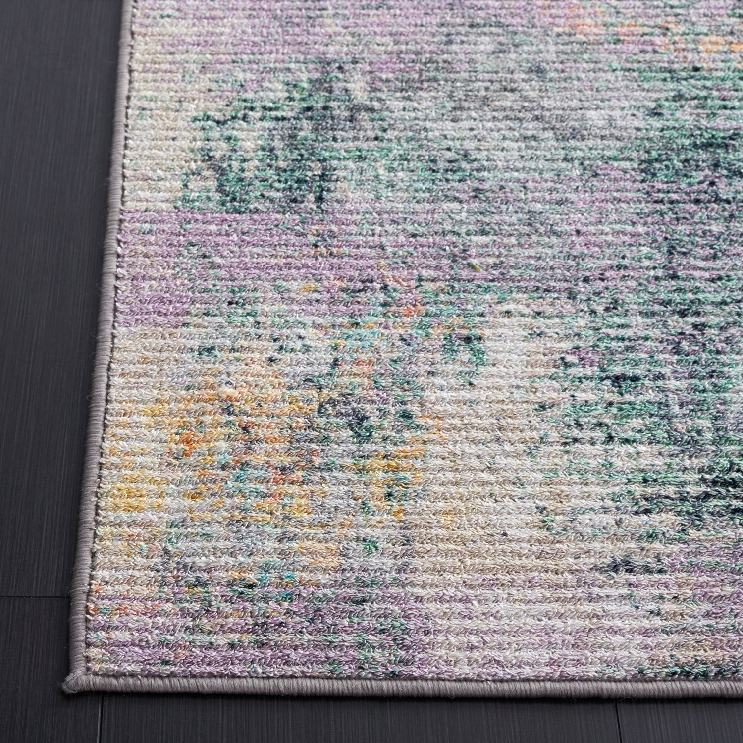 Safavieh Sequoia Seq101Y Green/Purple Rug.