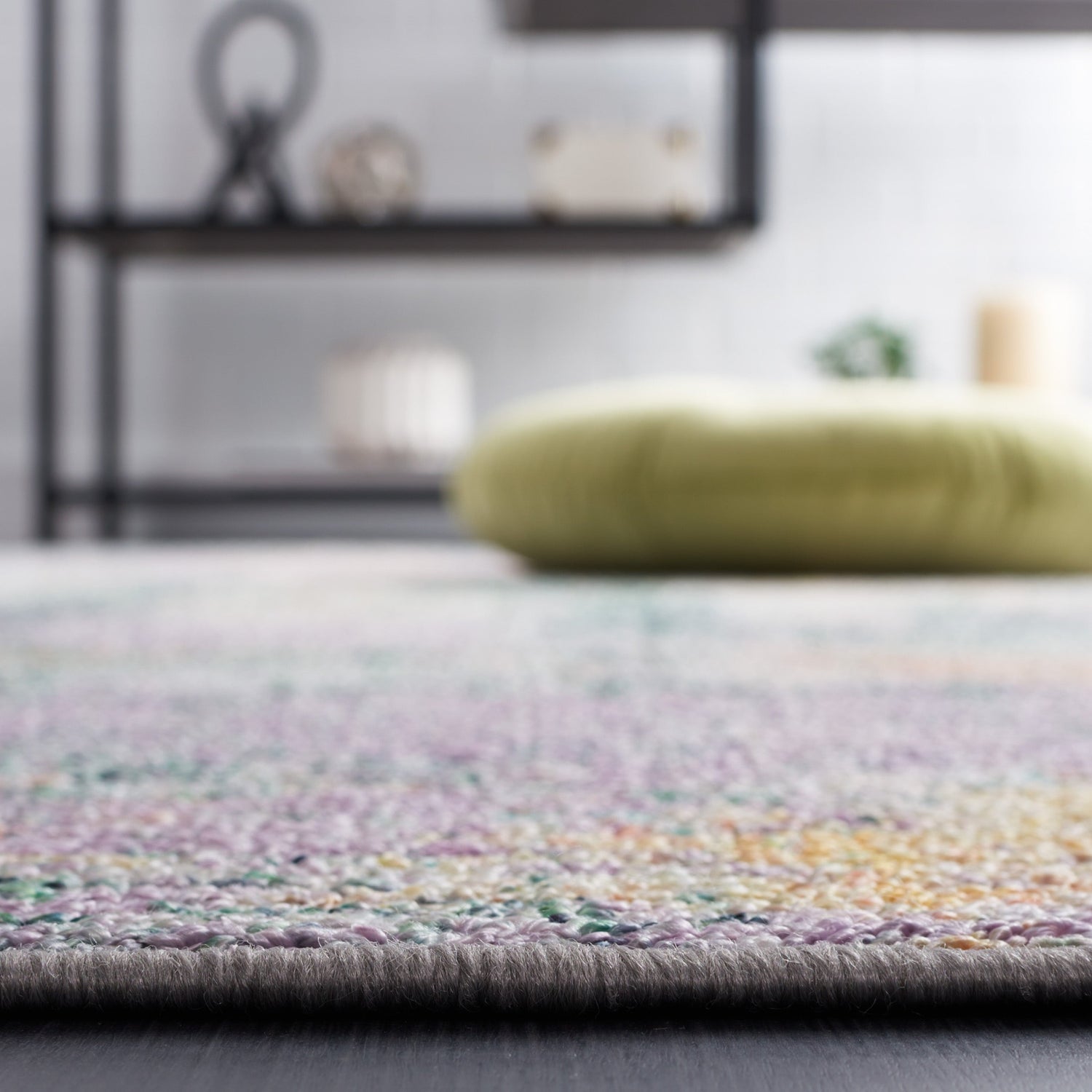 Safavieh Sequoia Seq101Y Green/Purple Rug.