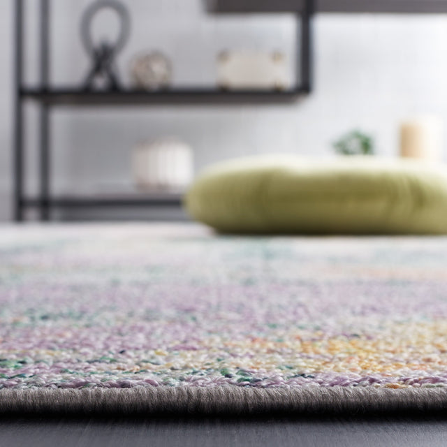Safavieh Sequoia Seq101Y Green/Purple Rug.