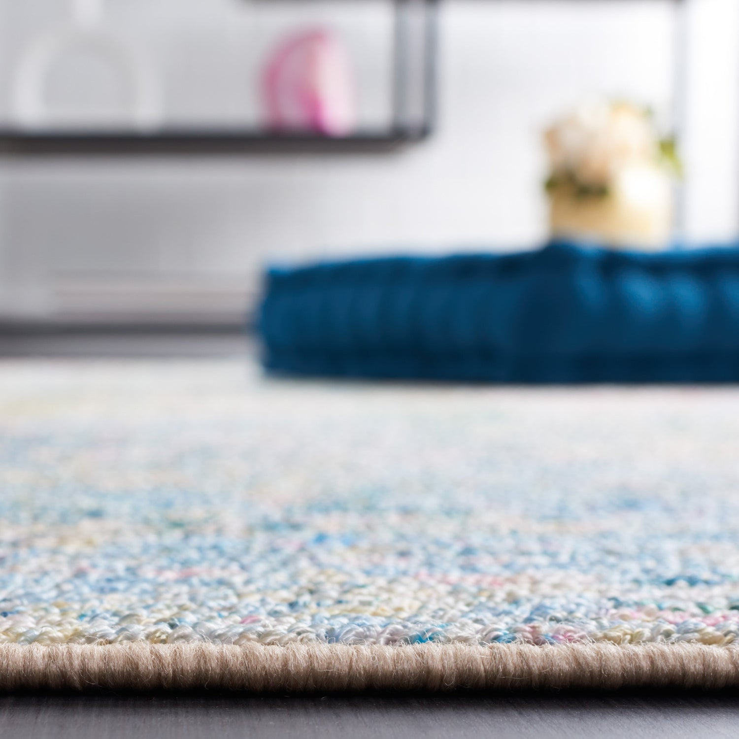 Safavieh Sequoia Seq102Y Green/Pink Rug.