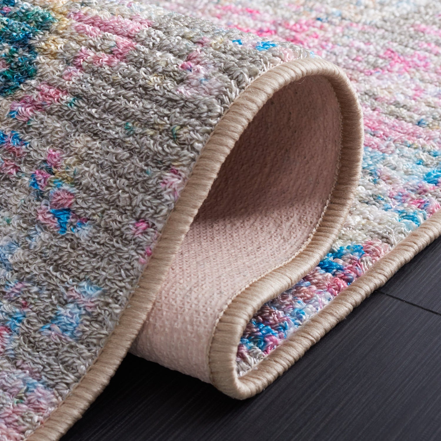 Safavieh Sequoia Seq102Y Green/Pink Rug.