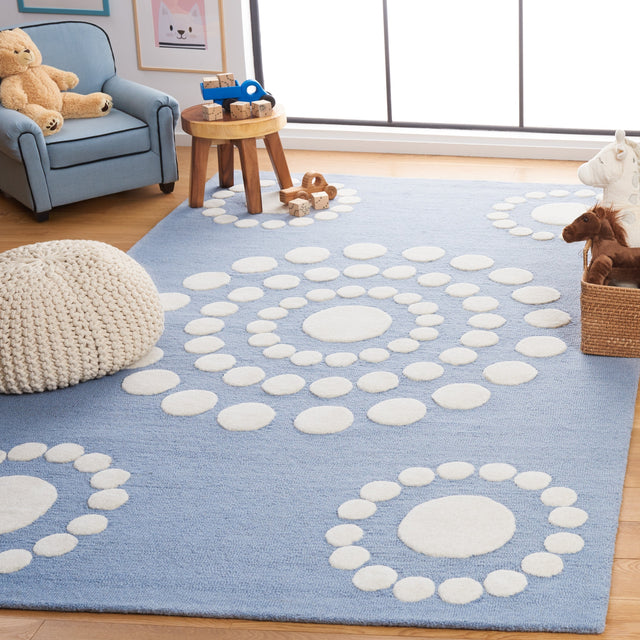 Safavieh Safavieh Kids Sfk924M Blue/Ivory Rug.