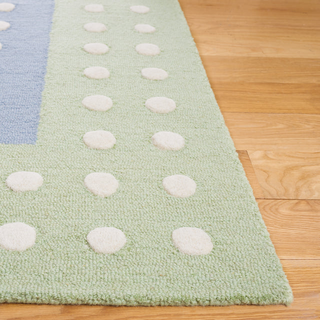 Safavieh Safavieh Kids Sfk929M Blue/Green Rug.
