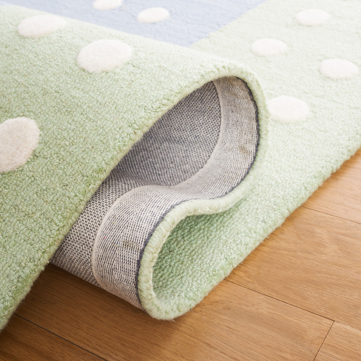 Safavieh Safavieh Kids Sfk929M Blue/Green Rug.