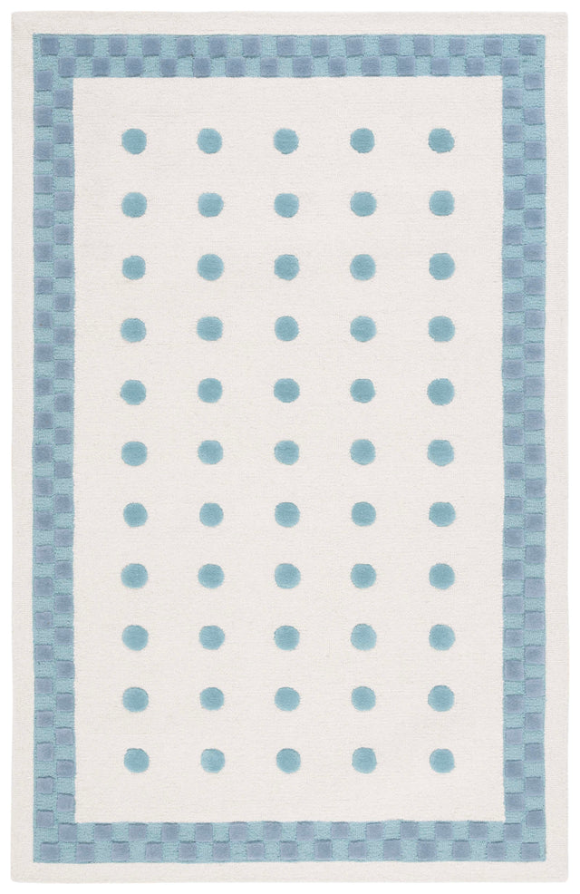 Safavieh Safavieh Kids Sfk930M Ivory/Blue Rug.