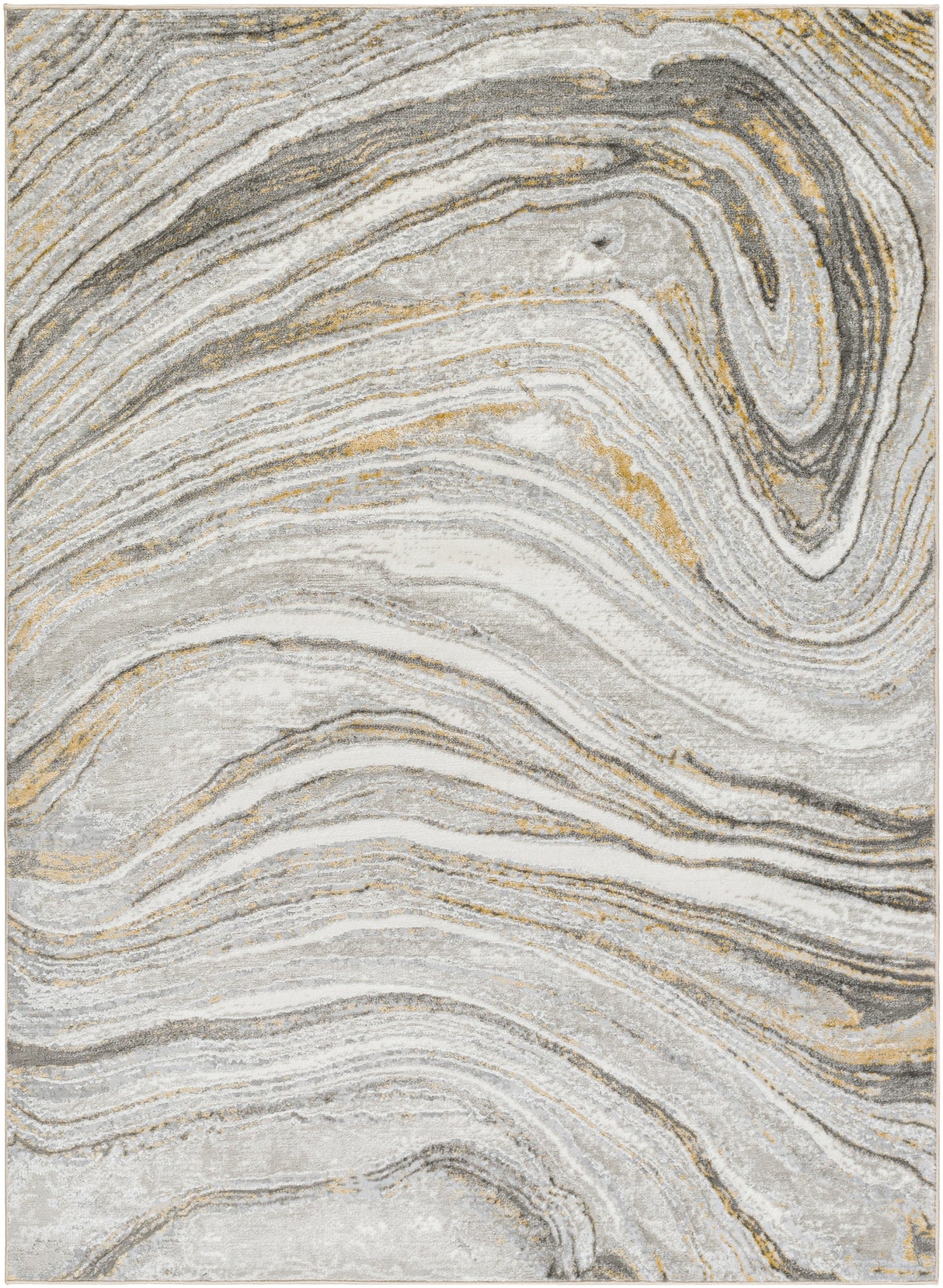 Surya San Francisco Sfo-2304 Light Gray, Ivory, Tan, Charcoal, Light Slate, Slate Rug.