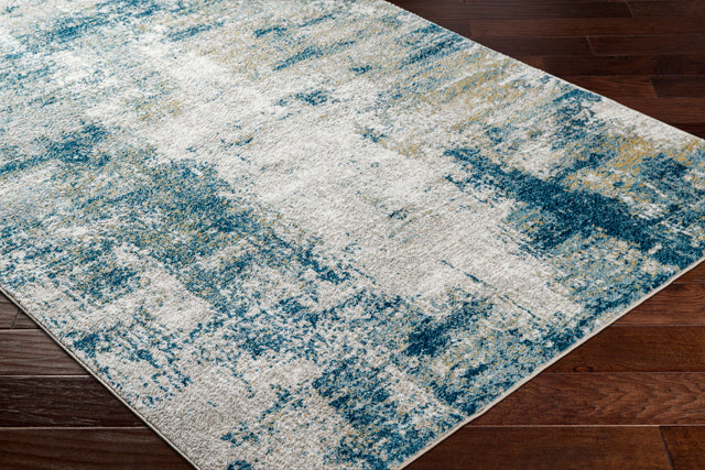 Surya San Francisco Sfo-2308 Blue, Light Gray, Ivory, Denim, Tan, Light Slate Rug.