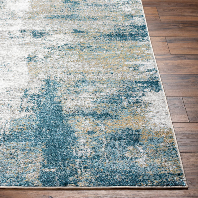 Surya San Francisco Sfo-2308 Blue, Light Gray, Ivory, Denim, Tan, Light Slate Rug.