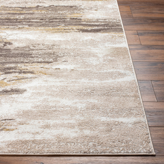 Surya San Francisco Sfo-2313 Ivory, Taupe, Medium Brown, Tan Rug.