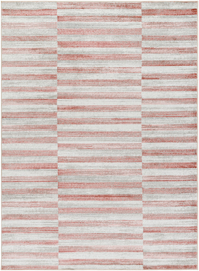 Surya San Francisco Sfo-2317 Ivory, Light Gray, Burgandy, Dusty Pink, Light Slate Rug.