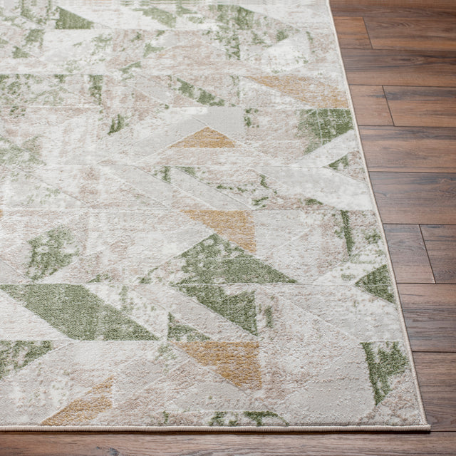 Surya San Francisco Sfo-2324 Ivory, Tan, Sage, Olive, Taupe, Mustard Rug.