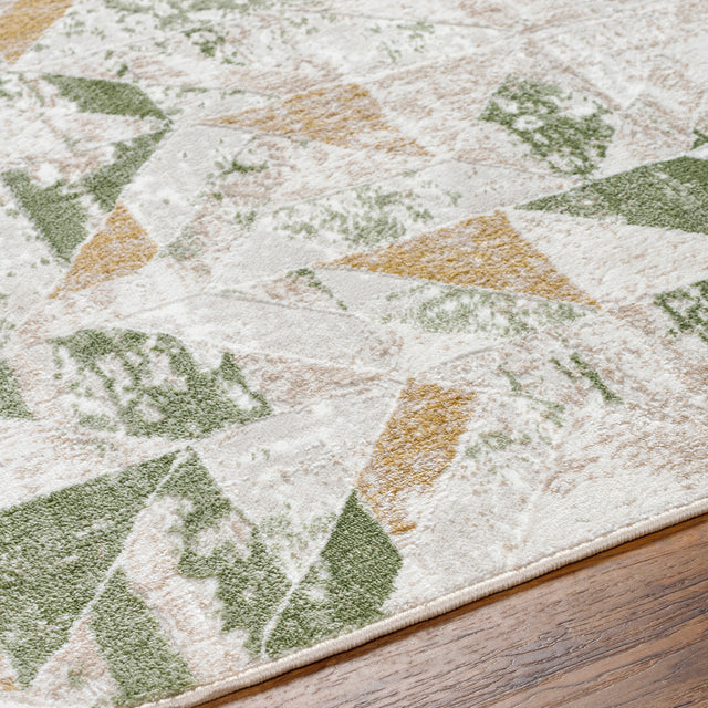 Surya San Francisco Sfo-2324 Ivory, Tan, Sage, Olive, Taupe, Mustard Rug.