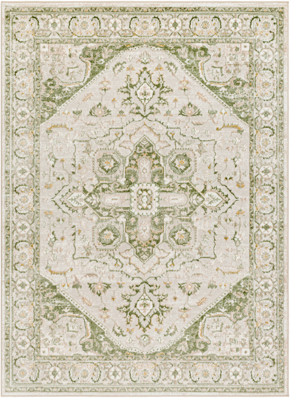 Surya San Francisco Sfo-2330 Ivory, Sage, Olive, Taupe, Tan Rug.