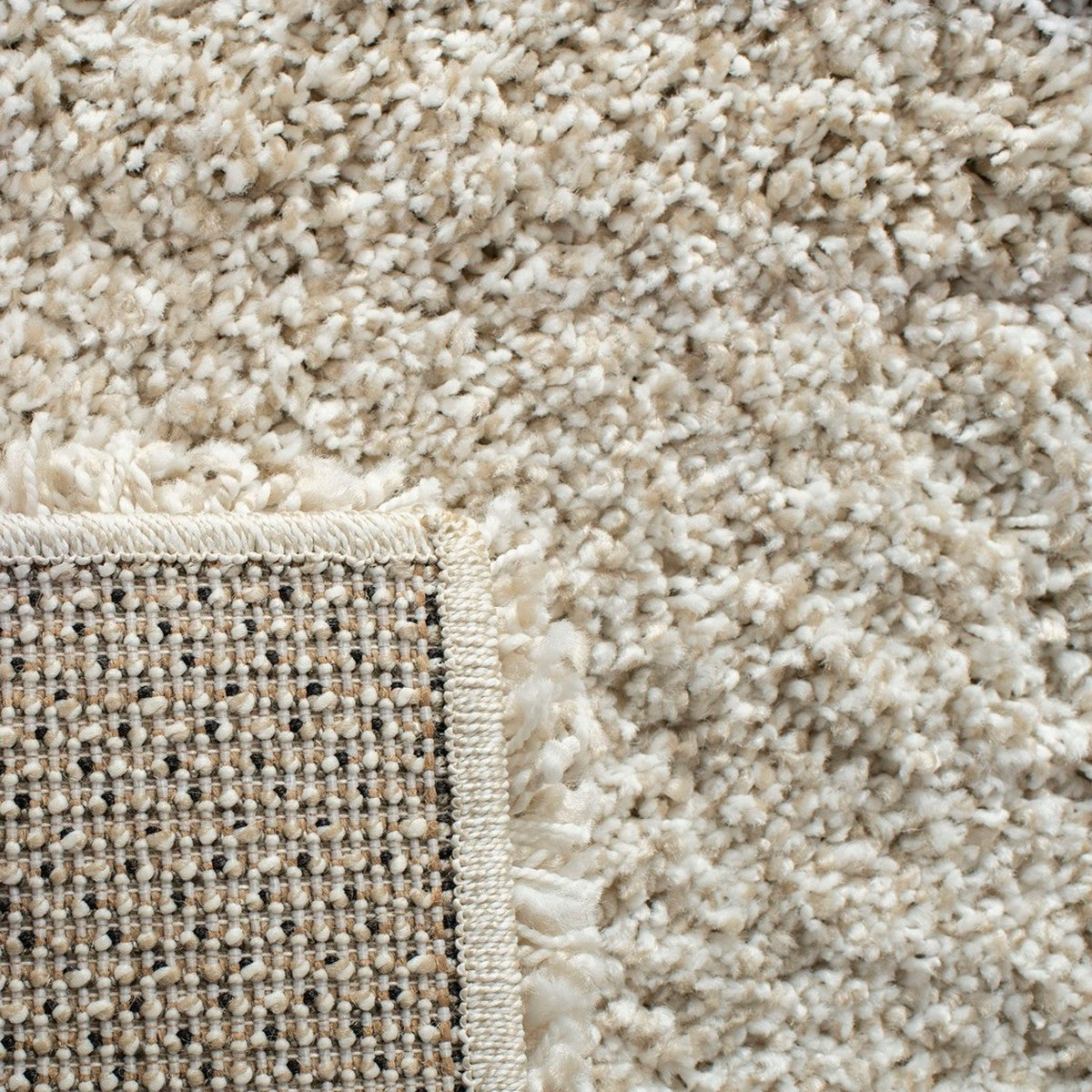 Safavieh Hudson Shag Sgh281A Ivory/Grey Rug