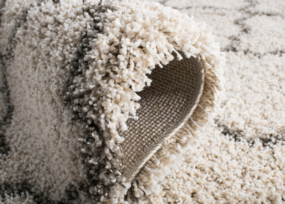 Safavieh Hudson Shag Sgh282A Ivory/Grey Rug
