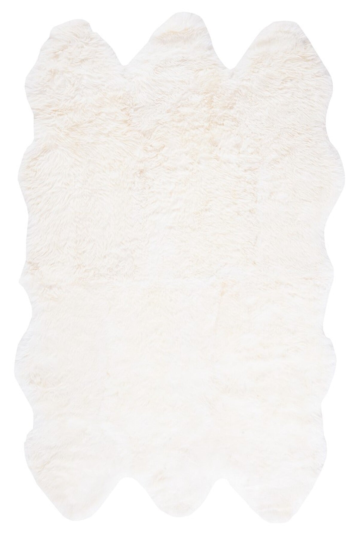 Safavieh Sheep Skin Shs211A White Rugs