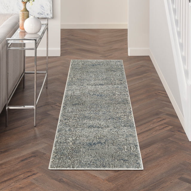 Nourison Quarry QUA17 Machine Made Dark, Grey Rug
