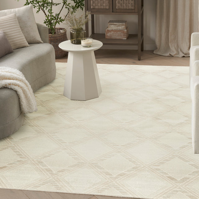 Nourison Serenity Home SRH11 Ivory Contemporary Area Rugs