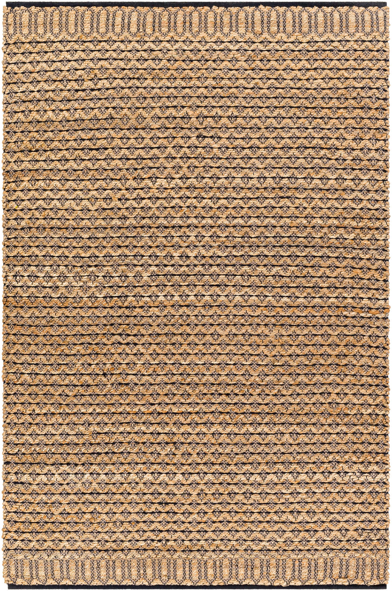 Surya Selanik Snk-2304 Camel, Dark Grey, Light Wood, Grey, Lunar Green, Clay, Jet Black Rug.